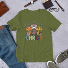 Load image into Gallery viewer, Christmas Begins with Christ Unisex t-shirt
