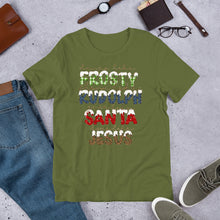 Load image into Gallery viewer, Dance Like Frosty Love Like Jesus Unisex t-shirt
