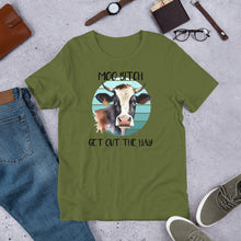 Load image into Gallery viewer, Moo B*tch Get Out of the Way Unisex t-shirt
