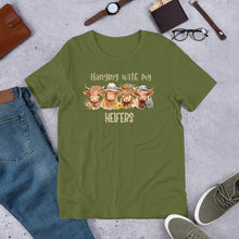 Load image into Gallery viewer, Hanging With My Heifers (Dark Colors) Unisex t-shirt
