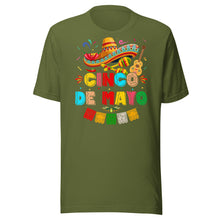 Load image into Gallery viewer, Cinco de Mayo Bright Sombrero Unisex t-shirt
