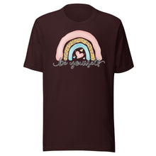 Load image into Gallery viewer, Be Yourself Pastel Rainbow Unisex t-shirt
