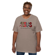 Load image into Gallery viewer, Jesus is the Reason for the Season (Block Letters) Unisex t-shirt
