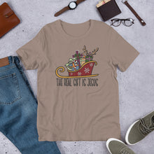 Load image into Gallery viewer, The Real Gift is Jesus Unisex t-shirt
