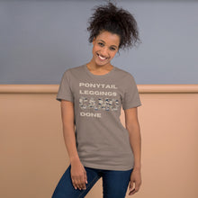 Load image into Gallery viewer, Ponytail Leggings Camo Done (Desert Camo) Unisex t-shirt
