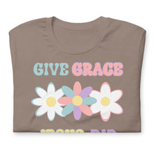 Load image into Gallery viewer, Give Grace Jesus Did (Retro) Unisex t-shirt
