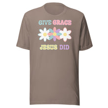 Load image into Gallery viewer, Give Grace Jesus Did (Retro) Unisex t-shirt
