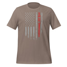Load image into Gallery viewer, Navy Flag Vertical Unisex t-shirt
