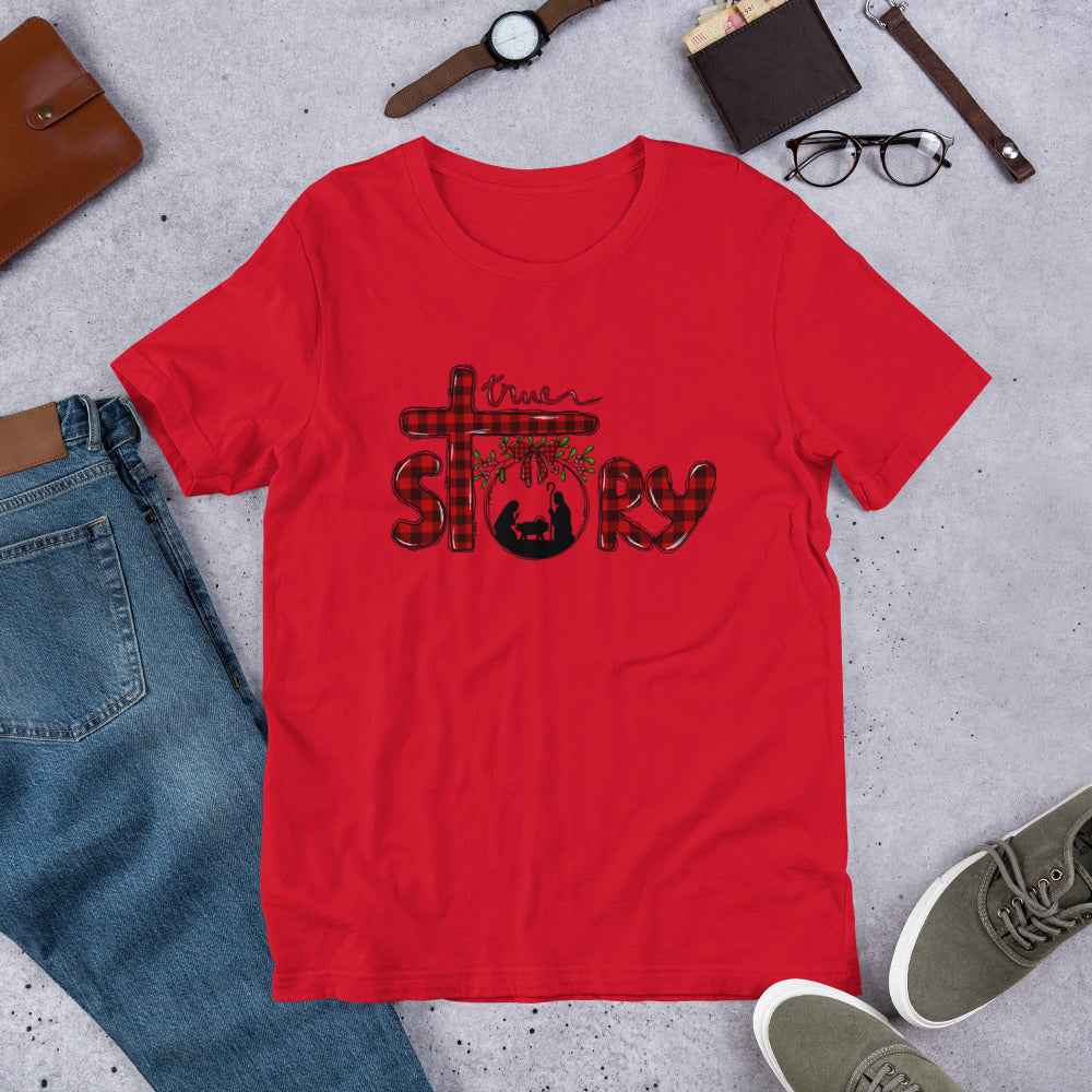 True Story Buffalo Plaid Unisex t-shirt