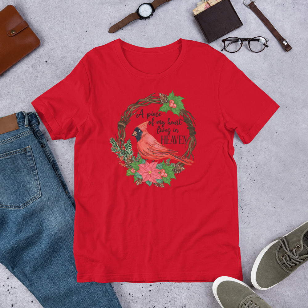 A Piece of My Heart Lives in Heaven Unisex t-shirt