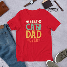 Load image into Gallery viewer, Best Cat Dad Ever Unisex t-shirt
