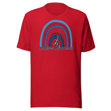Load image into Gallery viewer, Autism Awareness Blue Rainbow Unisex t-shirt
