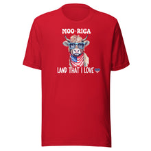 Load image into Gallery viewer, Moo-rica Land That I Love Unisex t-shirt
