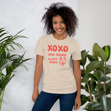 Load image into Gallery viewer, Hugs Wishes Sloppy Kisses Unisex t-shirt
