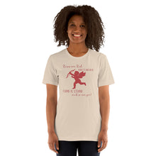 Load image into Gallery viewer, Roses Are Red Cupid Is Stupid Unisex t-shirt
