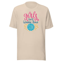 Load image into Gallery viewer, Girls Just Wanna Have Sun Unisex t-shirt

