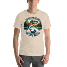 Load image into Gallery viewer, If I’ve Gone Missing, I’ve Gone Fishing Unisex t-shirt
