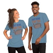 Load image into Gallery viewer, Just Here For The Beer Unisex t-shirt
