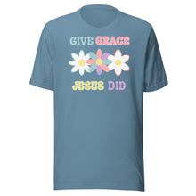 Load image into Gallery viewer, Give Grace Jesus Did (Retro) Unisex t-shirt
