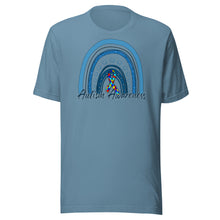 Load image into Gallery viewer, Autism Awareness Blue Rainbow Unisex t-shirt
