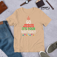 Load image into Gallery viewer, Go Jesus It’s Your Birthday Unisex t-shirt
