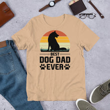 Load image into Gallery viewer, Best Dog Dad Ever Unisex t-shirt
