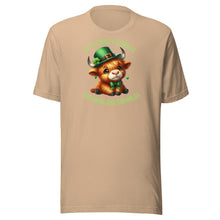 Load image into Gallery viewer, St Patrick&#39;s Cuddles And Highland Snuggles (Highland Cows) Unisex t-shirt
