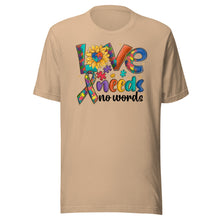 Load image into Gallery viewer, Love Needs No Words Unisex t-shirt
