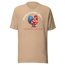 Load image into Gallery viewer, Because Everybody Needs a Patriotic Chicken Unisex t-shirt
