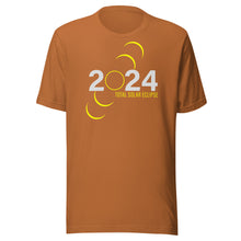 Load image into Gallery viewer, 2024 Total Solar Eclipse Unisex t-shirt
