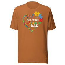 Load image into Gallery viewer, I’m A Proud Autism Dad Unisex t-shirt
