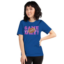 Load image into Gallery viewer, Game Day Pink Glitter Unisex t-shirt
