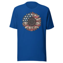 Load image into Gallery viewer, Patriotic Sunflower Unisex t-shirt
