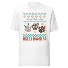 Load image into Gallery viewer, Happy Pawlidays Unisex t-shirt
