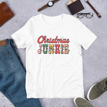 Load image into Gallery viewer, Christmas Junkie Unisex t-shirt
