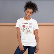 Load image into Gallery viewer, I Woof You The Most Unisex t-shirt
