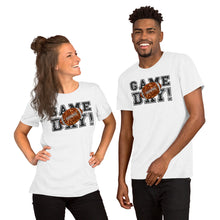 Load image into Gallery viewer, Game Day Black Glitter Unisex t-shirt
