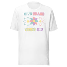 Load image into Gallery viewer, Give Grace Jesus Did (Retro) Unisex t-shirt
