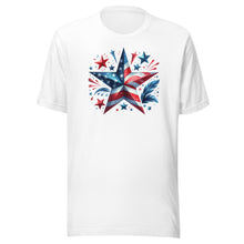Load image into Gallery viewer, Patriotic Stars Unisex t-shirt
