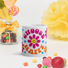 Load image into Gallery viewer, Choose Happy White glossy mug
