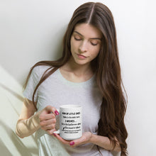 Load image into Gallery viewer, Mom of Littles (Ending the World) White glossy mug
