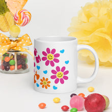 Load image into Gallery viewer, Choose Happy White glossy mug
