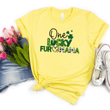 Load image into Gallery viewer, One Lucky Fur Mama Tee
