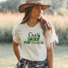 Load image into Gallery viewer, One Lucky Fur Mama Tee
