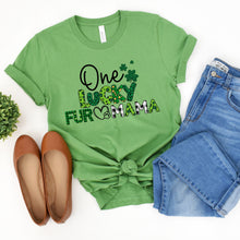 Load image into Gallery viewer, One Lucky Fur Mama Tee
