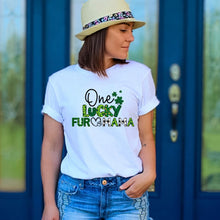 Load image into Gallery viewer, One Lucky Fur Mama Tee
