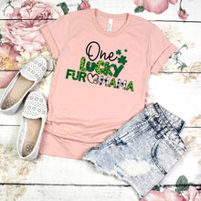 Load image into Gallery viewer, One Lucky Fur Mama Tee
