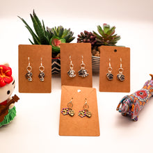 Load image into Gallery viewer, Pet Paw &quot;I Love My Dog&quot; Silver Charm Earrings
