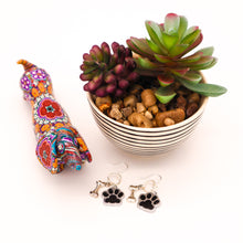 Load image into Gallery viewer, Glitter Paw Earrings
