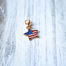 Load image into Gallery viewer, Charms - Red, White &amp; Blue Patriotic
